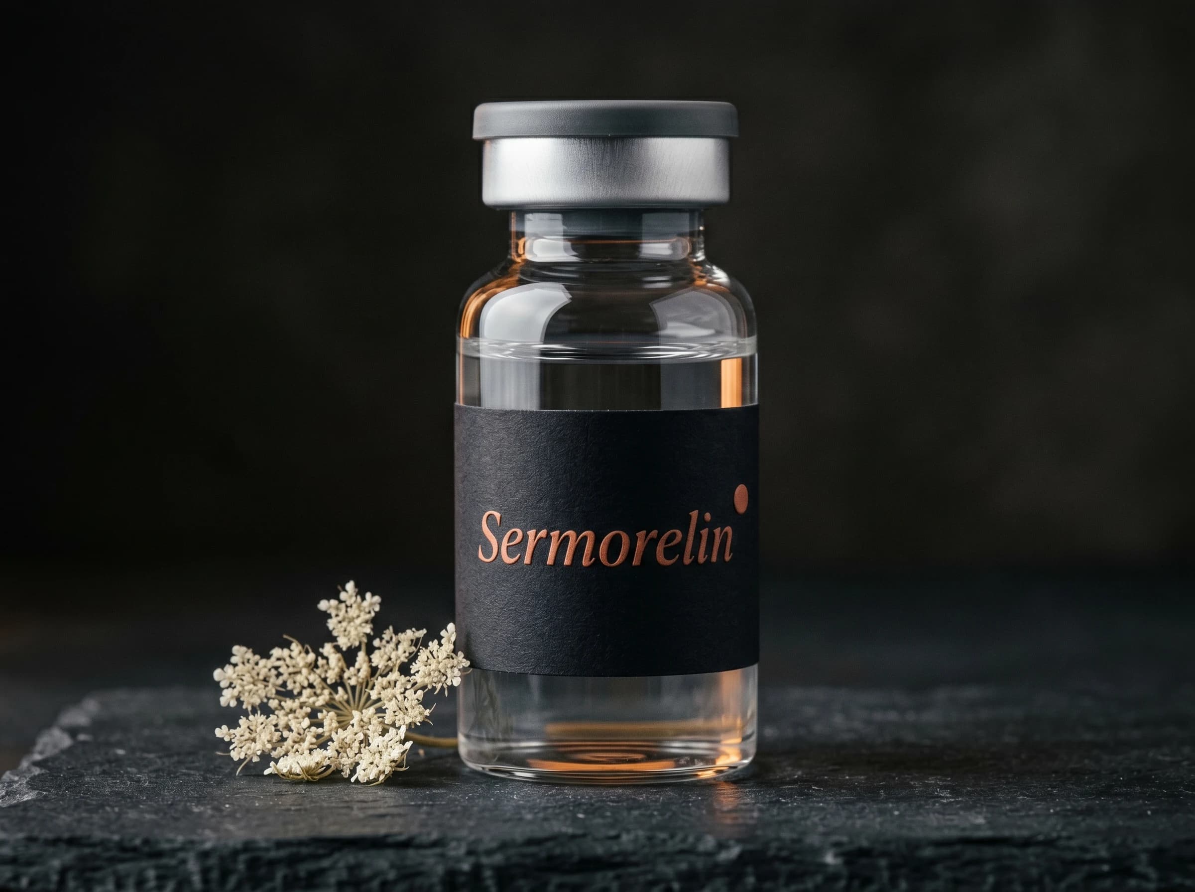 Sermorelin peptide vial